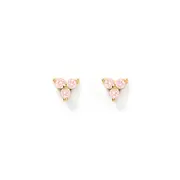 Cassia Stud Earrings - Rose