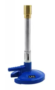 Eisco Labs Liquid Propane Bunsen Burner with Flame Stabilizer and Air Vent...