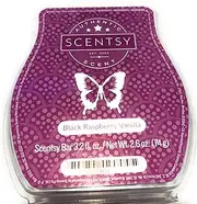 [Scentsy] Black Raspberry Vanilla Wickless Candle Tart Warmer Wax 3.2 Oz Bar 3-pack (3)