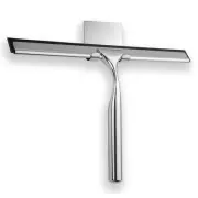 Stainless Steel Shower Squeegee for Car Windshield Shower Doors Bathroom w/ Hook
