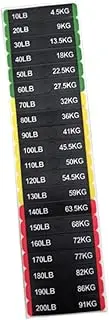Weight Stickers Weight Number Stickers Exercise Equipment Gym Weighted Block Label Sticker Decals Weight Stack Labels Decals, 10 to 200lb, 7cmx1.2cm