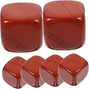 6Pcs Reusable Whiskey Stones Ice Cubes Crystal Cube Whiskey Stones for Drinks Elegant Design for Home Bar Restaurant Use Present for Whiskey Lovers