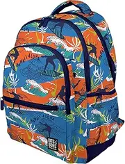 [Grafoplás] | Ergonomic School Backpack | 33 x 46 x 22.5 cm | Padded Back and Handles | 3 Compartments | Padded Area for Laptop | Adaptable to Trolley | Rubber | Hawaii Design | Bits&Bobs Collection,