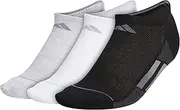 [adidas] Womens Superlite Stripe 3 No Show Socks (3-pair)
