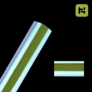 40ft HTVRONT Green Holographic Adhesive Vinyl 12" X 10' Cricut New NIB 4 Rolls