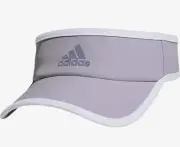 NEW adidas Women's AEROREADY Superlite 2 Visor-Silver Dawn Grey #5156295