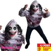 Boys Go To Sleep Costume Ghosts Ghoul Child Kids Creepy Horror Halloween Outfit