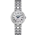 【TISSOT 天梭 官方授權】BELLISSIMA 羅馬時標機械女錶-29MM 禮物(T1262071101300)