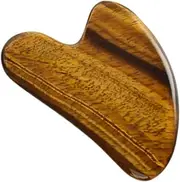 [BUTIFULSIC] 1pc Scraping Board Scraper Guasha Scraping Tool Acupuncture Point Massager Guasha Massage Tools Facial Spatula Chinese Scraping Tool Tigers Eye Crystals Tiger Eye Stone Leopard
