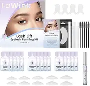 LaWink Lash Lift Kit - Eyelash Extension and Perm Kit for Semi-Permanent Curling - Professional Salon at Home