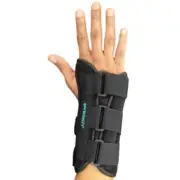 Vive Coretech 908 Wrist Splint Brace Right Hand (Black) Large