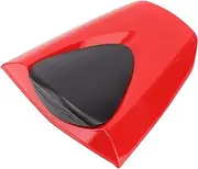 Motorcycle Rear Seat Cover, Hard ABS Motorcycle Rear Passenger Pillion Seat Cowl Fairing Cover Rear Seat Cowl Solo Fairing Tail Cover Replacement for CBR600RR 2007‑2019 (Red)
