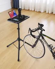 Stationary Cycling Desk Bike Trainer Fitness Desk with Triangle Support