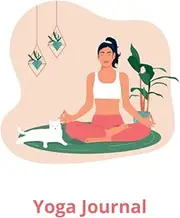 White Cat and Woman in Lotus Pose Yoga Notebook to Capture Session: Yoga Journal (6 x 9 inches, 150 pages)