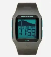 Rip Curl RIFLES DIGITAL TIDE WATCH Mens Surf Watch New - A1176 Grey Rrp $269.99