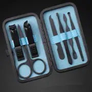7Pcs Stainless Steel Nail Clipper Set Pedicure Scissor Tweezer Manicure Set Kit