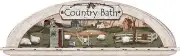 York Country Bath Arch Primative Wallpaper Accent Mural CN1162M