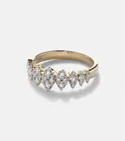 [Stone and Strand] Stone and Strand Fern 14kt gold ring with diamonds P gold