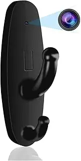 Jiyibidi 1080P Surveillance Camera Clothes Hook Hanger Nanny Camera Mini Security Camera with Motion Detection for Home/Baby/Animal Surveillance