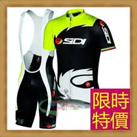在飛比找樂天市場購物網優惠-自行車衣套裝含自行車衣單車褲-吸濕排汗透氣男單車服55u24