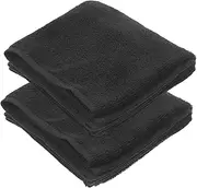 NOLITOY Cotton Towel for Adults Hair Drying Towel Towel Black Quick Dry Hair Towels Hair Drying Towel Wrap Present