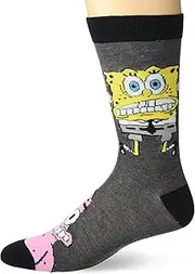 [Nickelodeon] Men's SpongeBob Squarepants Single Crew