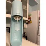 SODASTREAM自動扣瓶氣泡水機(冰河藍)