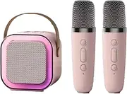 Walopola Karaoke Machine for Adults - Voice Amplifier Portable Wireless Microphone and Speakers,Small Guitar Amplifier, Powerful Karaoke Machine for Mother's Day