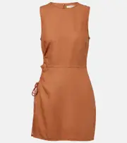 [SIR] SIR D'Orsay linen minidress AU 10 brown
