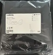 Ikea LURVIG Cat bed/house, black/white 15x15x14 1/2 " 204.632.78 - NEW Fast Ship