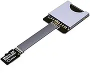 MicroSD TF Extension Cable Micro SD Extender Express Extender Cord Linker TF Card Reader Adapter for SDHC SDXC UHS-I Stable No FPC Card Reading Test Line Up to 104MB/s (15cm,B12SF)