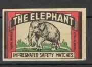 MATCHBOX LABELS ITALY- The Elephant, white body- **mint