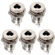 5pcs DC-099 Female 5.5 x 2.1mm Panel Mounting 30V 10A DC Power Jack Socket Co...