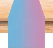 Linen Blue and Pink Gender Reveal Table Runner Seasonal Spring Summer Fall Winte