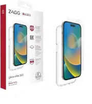 Case AND Tempered Glass for iPhone 14 PRO ZAGG InvisibleSHIELD 360 Protection