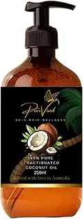 Organic Premium Fractionated Coconut Oil |100% Pure & Natural |Natural MCT Oil |Essential Oil Blending| Fragrance-Free | Hexane-Free | Hair and Body Oil - Massage Oil - Hair Tonic
