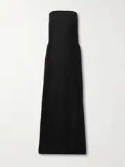 [BONDI BORN] BONDI BORN - + Net Sustain Bormio Strapless Woven Maxi Dress - Black - small small Black