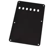 Matte Black Back Plate/Tremolo Cover for Fender Stratocaster/Strat® PG-0556-034