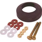Proplus 558566 Tank To Bowl Gasket and Bolt Kit for Eljer Black