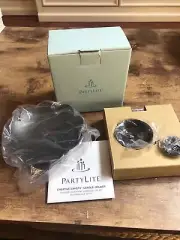 PartyLite Creative Capers Metal Pillar Holder P7440 New in Original Box
