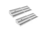 2x Boxsweden 3-Tier 66.5cm Extendable Shelf Kitchen Pantry Rack Organiser Asst