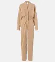 [Marant Etoile] Marant Etoile Remady cotton jersey jumpsuit AU 8 green