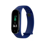 Smart Bracelet Watch Men Women Blood Pressure Fitness Bracelet Heart Rate Monitor Waterproof Activity Tracker Smartband - M4 pro Blue