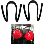 2 Pack Over The Seat Hard Hat Rack Holder Back Seat Hanger Headrest Hook