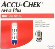 Roched Accu-Chek Aviva Plus Mail Order Blood Glucose Sugar Test Strips 100 Count