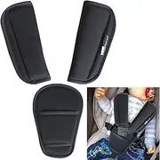Mtxorvix Crotch Stroller Pad, Pram Shoulder Pad, Baby Seat Belt Covers, Car Seat Strap Pads,Pram Belt Covers,Kids Harness Cushions for Infant Car Seats Accessories,Outdoor Picnic Party Kids Handling