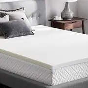 Mattress Topper, Twin XL, 2 Inch, Ventilated Memory Foam - Ventilated Design - Relieves Pressure