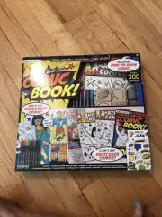 MaKe It Mine Make Your Own Comic 10x10 Hardcover, 2-6x8 Soft Comic Book Kit NIP