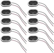 eMagTech 10pcs Mini Speaker 8 Ohm 1W 20x30mm Magnetic Speakers Replacement Compatible with Raspberry Compatible with MP3 Radio Speaker