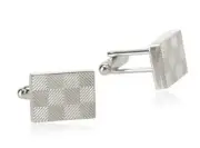 Geoffrey Beene Men's Checker Board Cufflinks